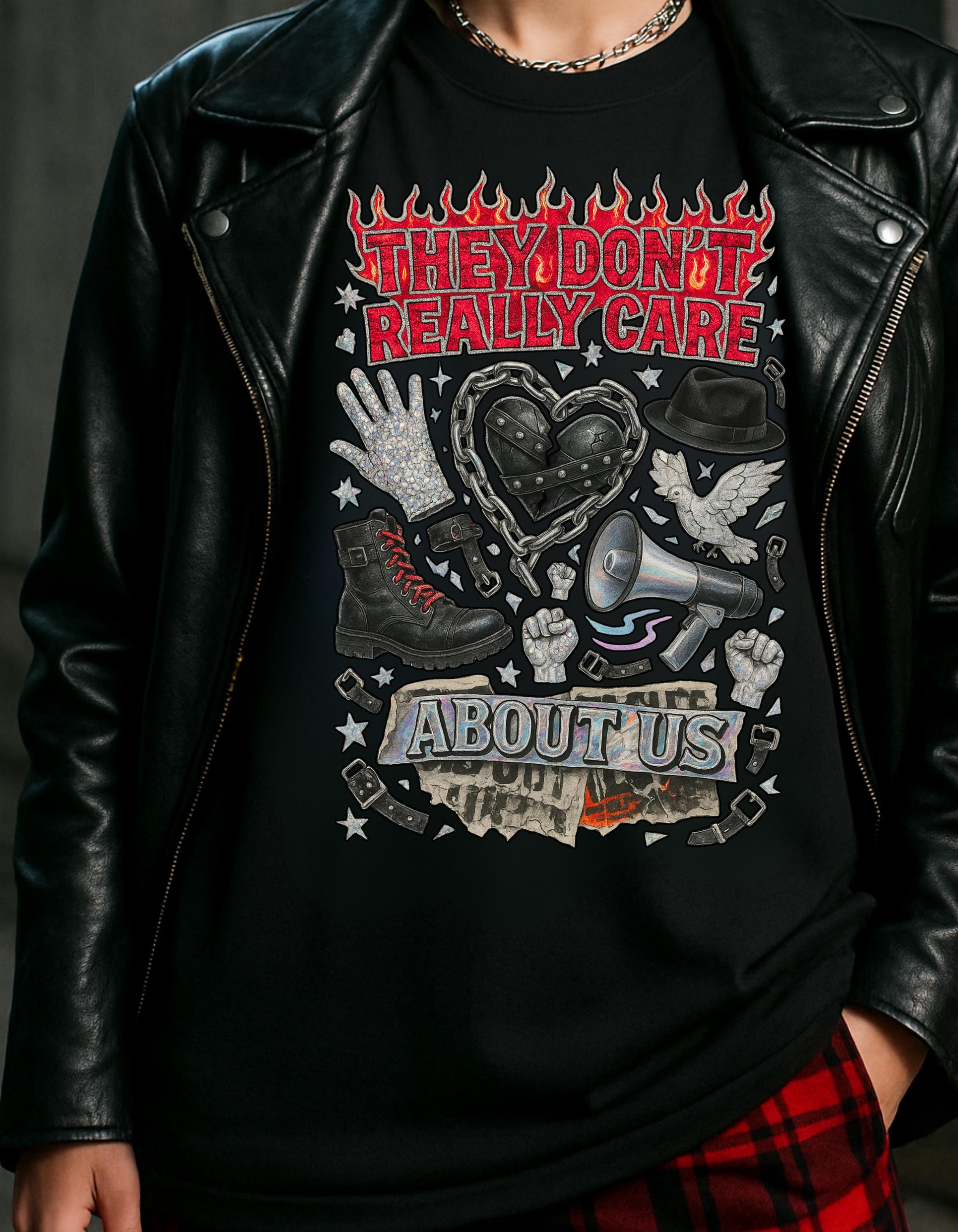 Rebellious Spirit Graphic Tee: Unisex Cotton Rock Band T-Shirt