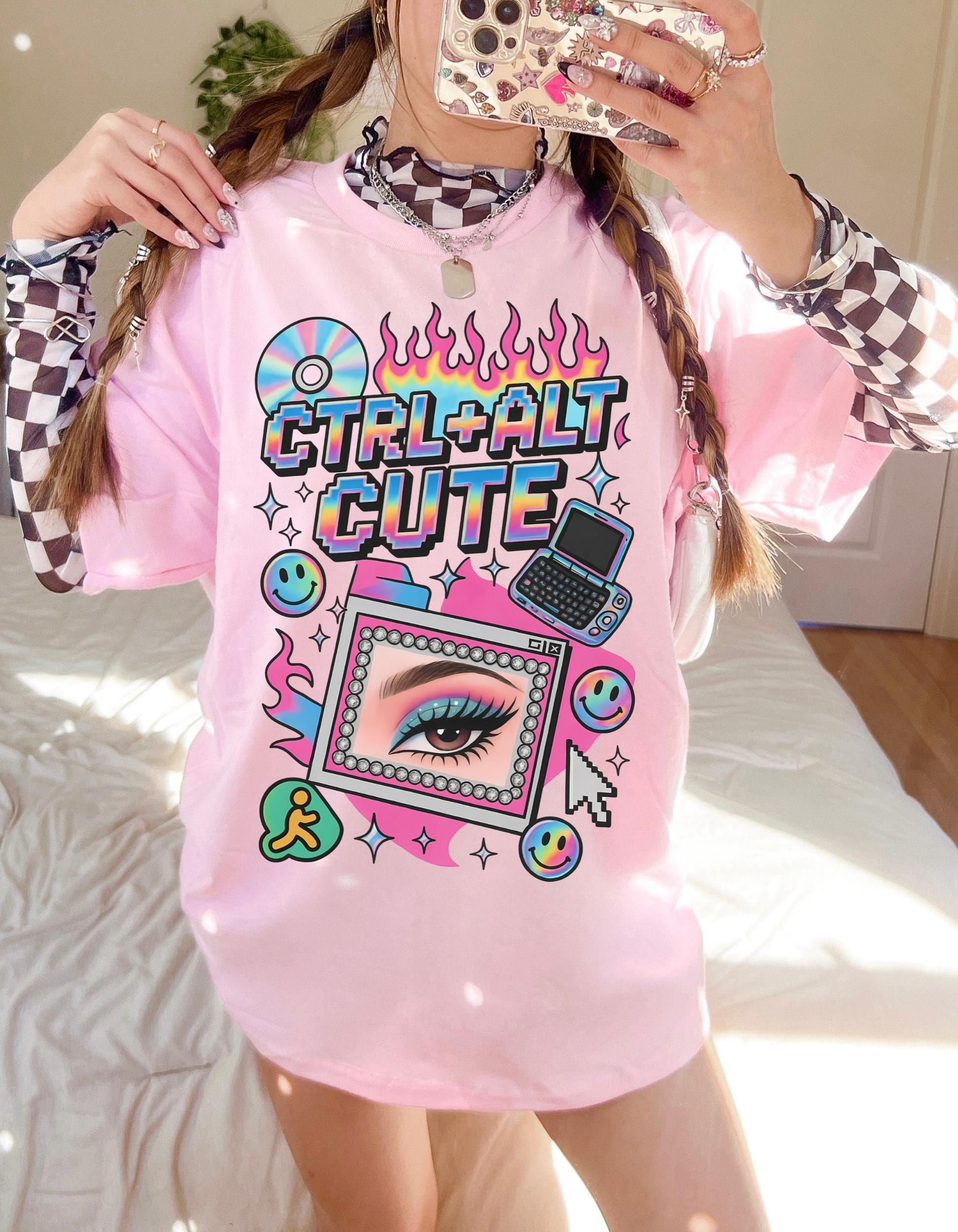 Retro 90s Graphic T-Shirt Unisex Cotton Tee Vintage Inspired Casual Streetwear Alternative Fashion