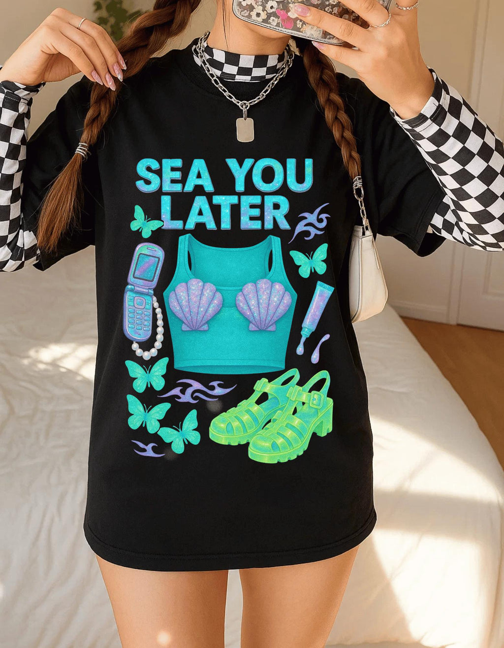Sea You Later Graphic Tee: Summer Beachwear T-Shirt