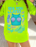 Sea You Later Graphic Tee: Summer Beachwear T-Shirt