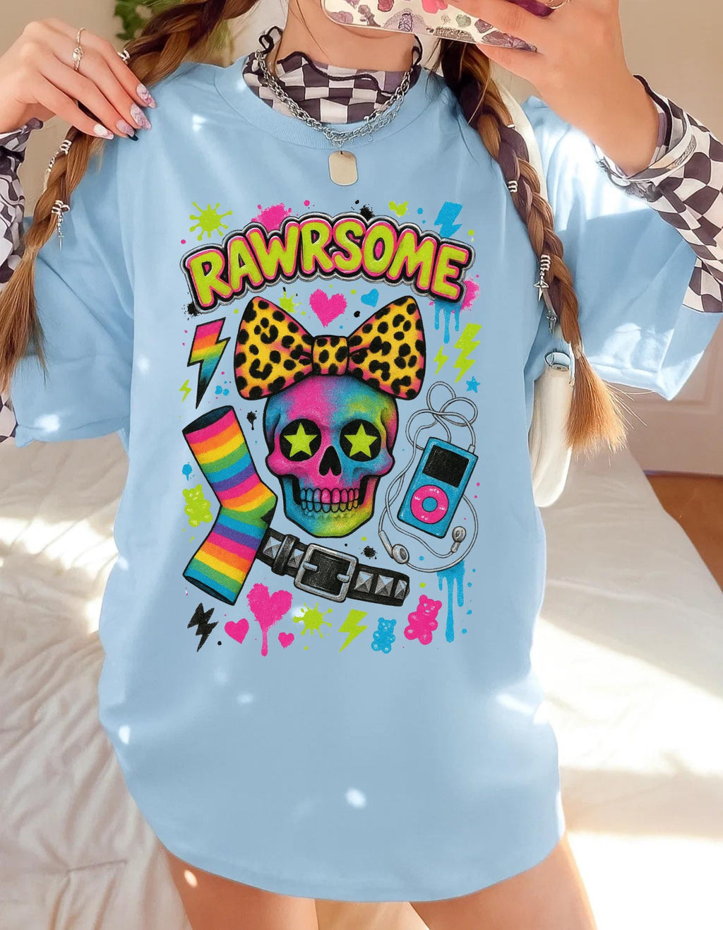 Scene Girl 2010 Graphic Tee Emo Retro Punk Alternative Shirt Fashion Clothing