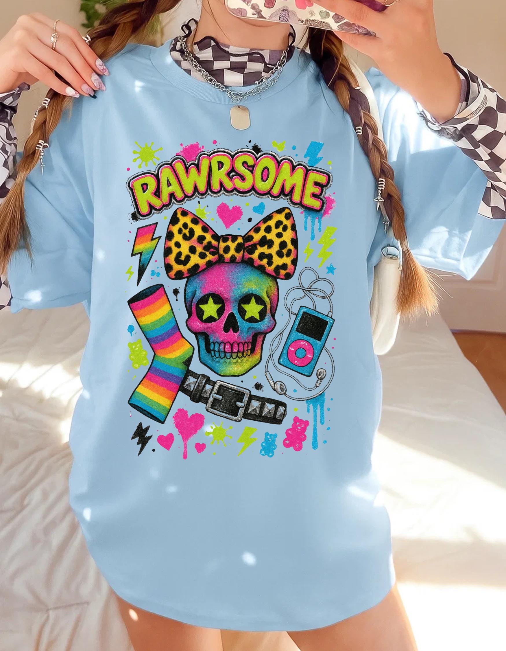 Scene Girl 2010 Graphic Tee Emo Retro Punk Alternative Shirt Fashion Clothing