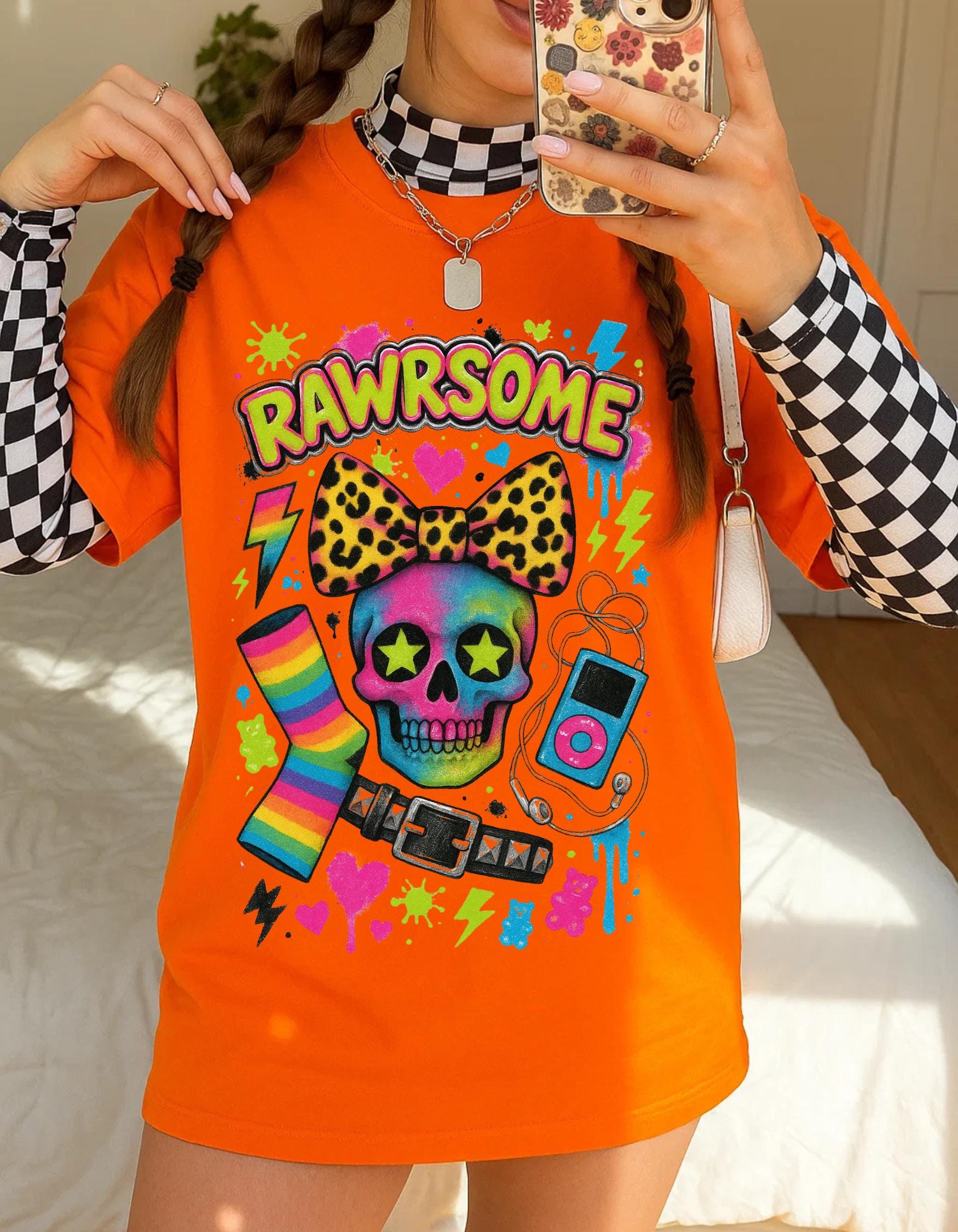 Scene Girl 2010 Graphic Tee Emo Retro Punk Alternative Shirt Fashion Clothing