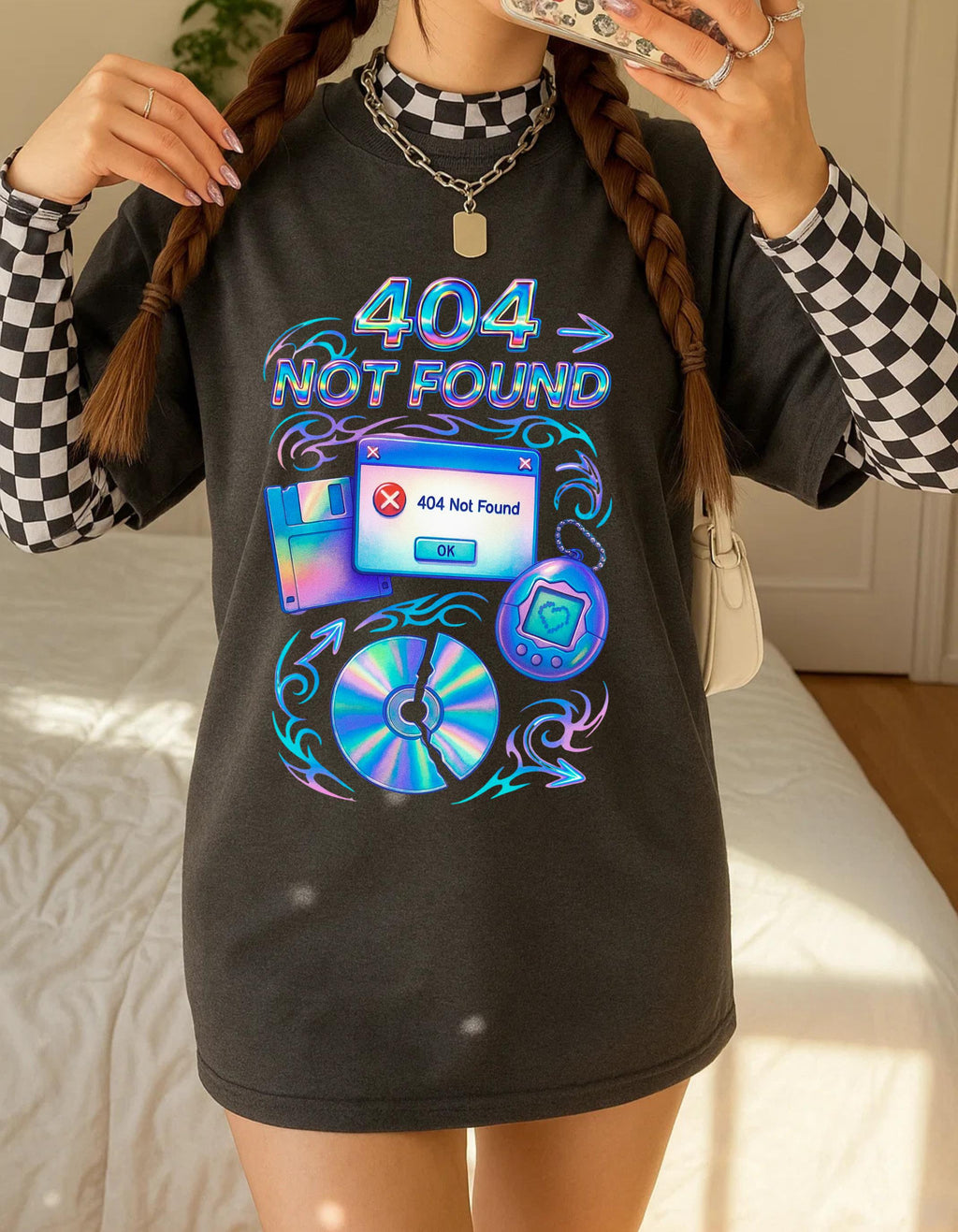404 Not Found Graphic Tee - Funny Tech Humor Unisex Cotton Shirt for Programmers & Developers