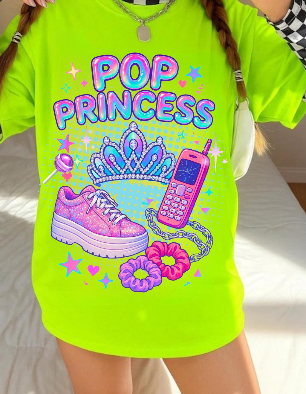 Retro Pop Princess Graphic Tee: Unisex Heavy Cotton Trendy Shirt - Vintage Music Lover Gift