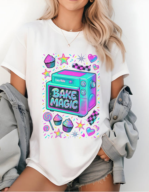 Bake Magic Heavy Cotton Tee: Fun Baker's T-Shirt