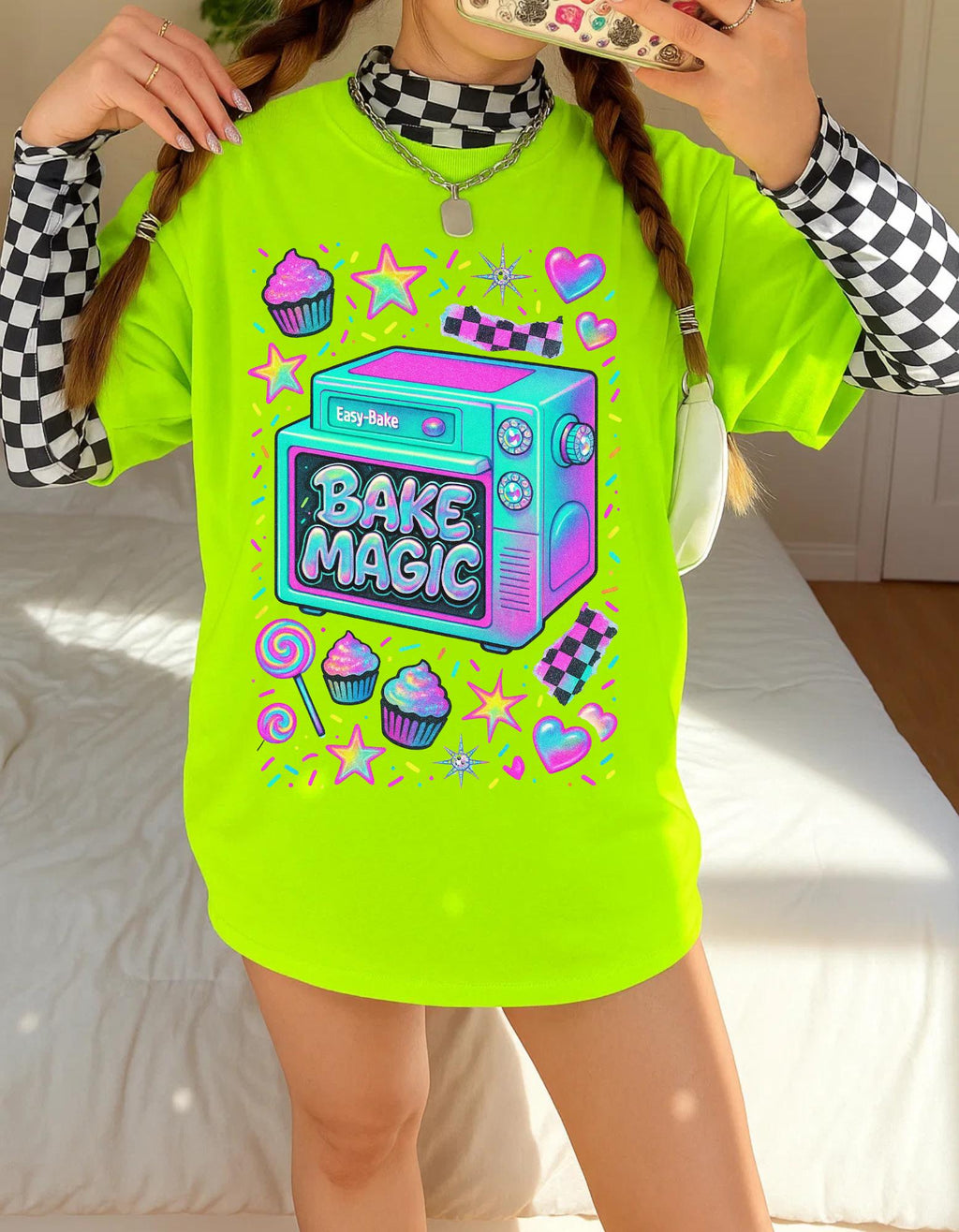 Bake Magic Heavy Cotton Tee: Fun Baker's T-Shirt
