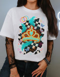 Y2K Showgirl Graphic Tee: 90s Retro Fashion