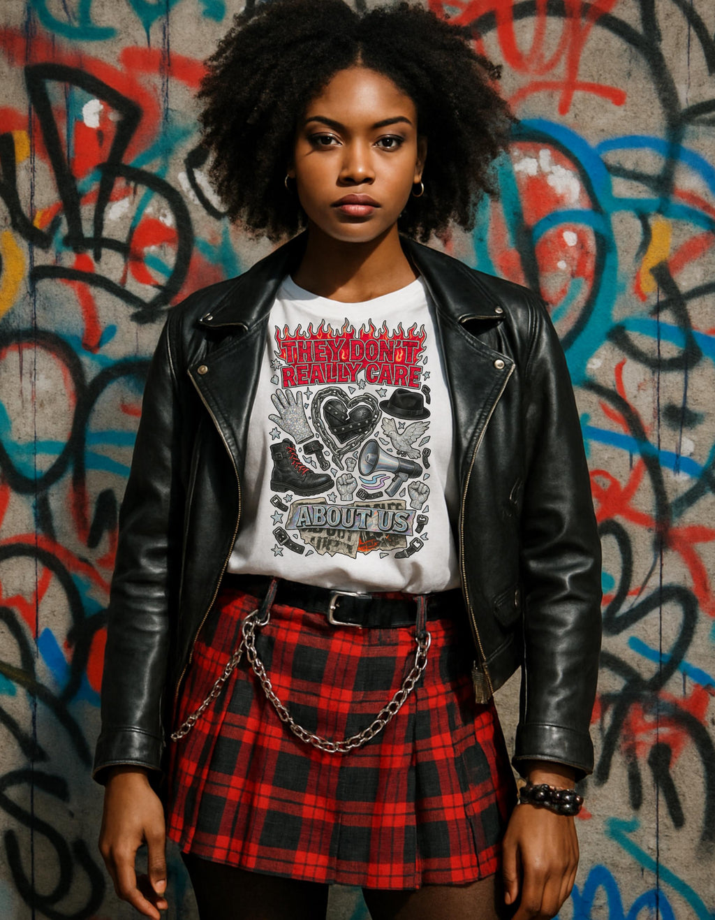 Rebellious Spirit Graphic Tee: Unisex Cotton Rock Band T-Shirt