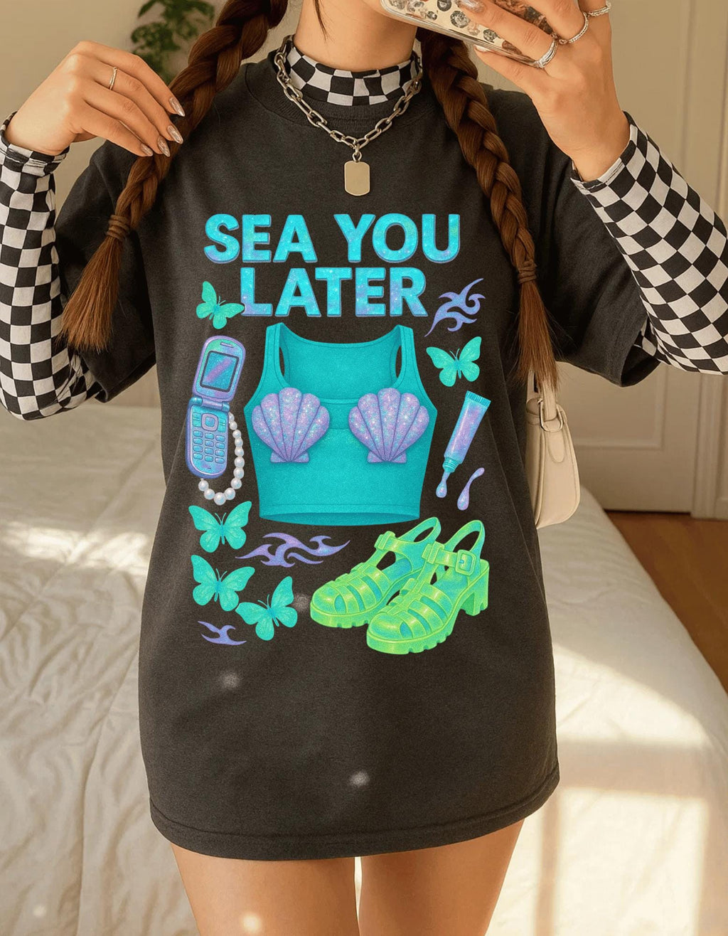 Sea You Later Graphic Tee: Summer Beachwear T-Shirt