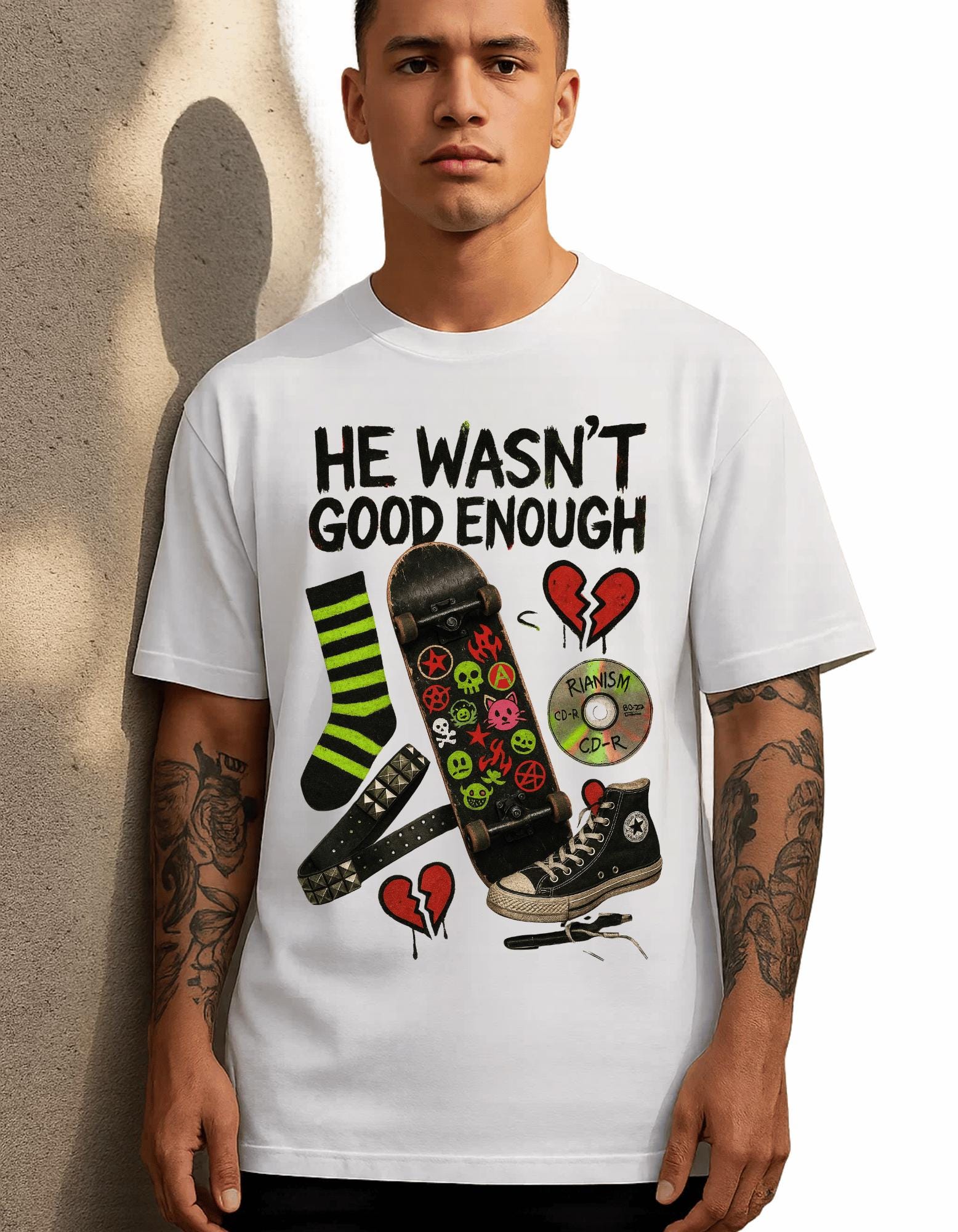 He Wasn’t Good Enough Tee: Unisex Heavy Cotton Funny Breakup Shirt