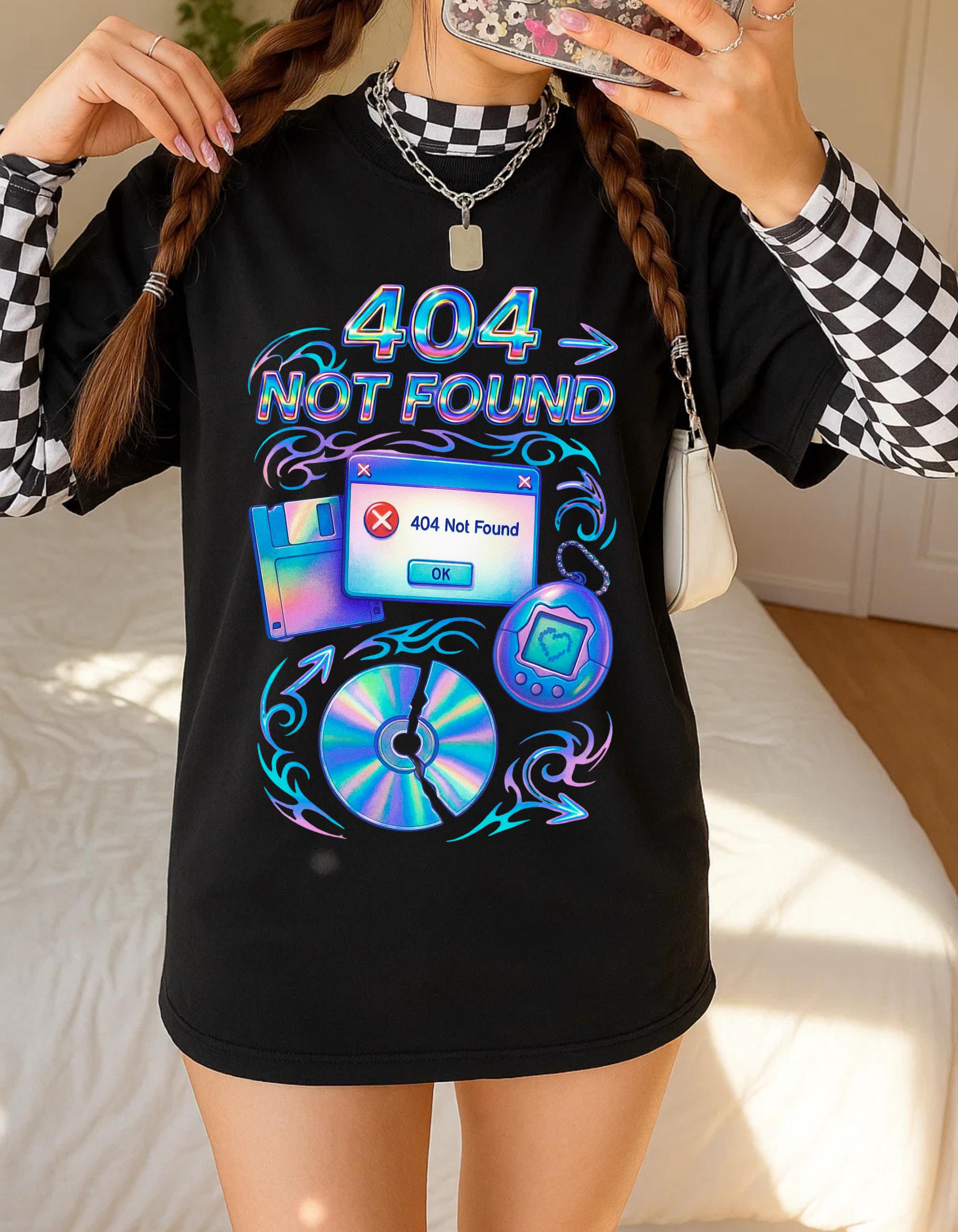 404 Not Found Graphic Tee - Funny Tech Humor Unisex Cotton Shirt for Programmers & Developers