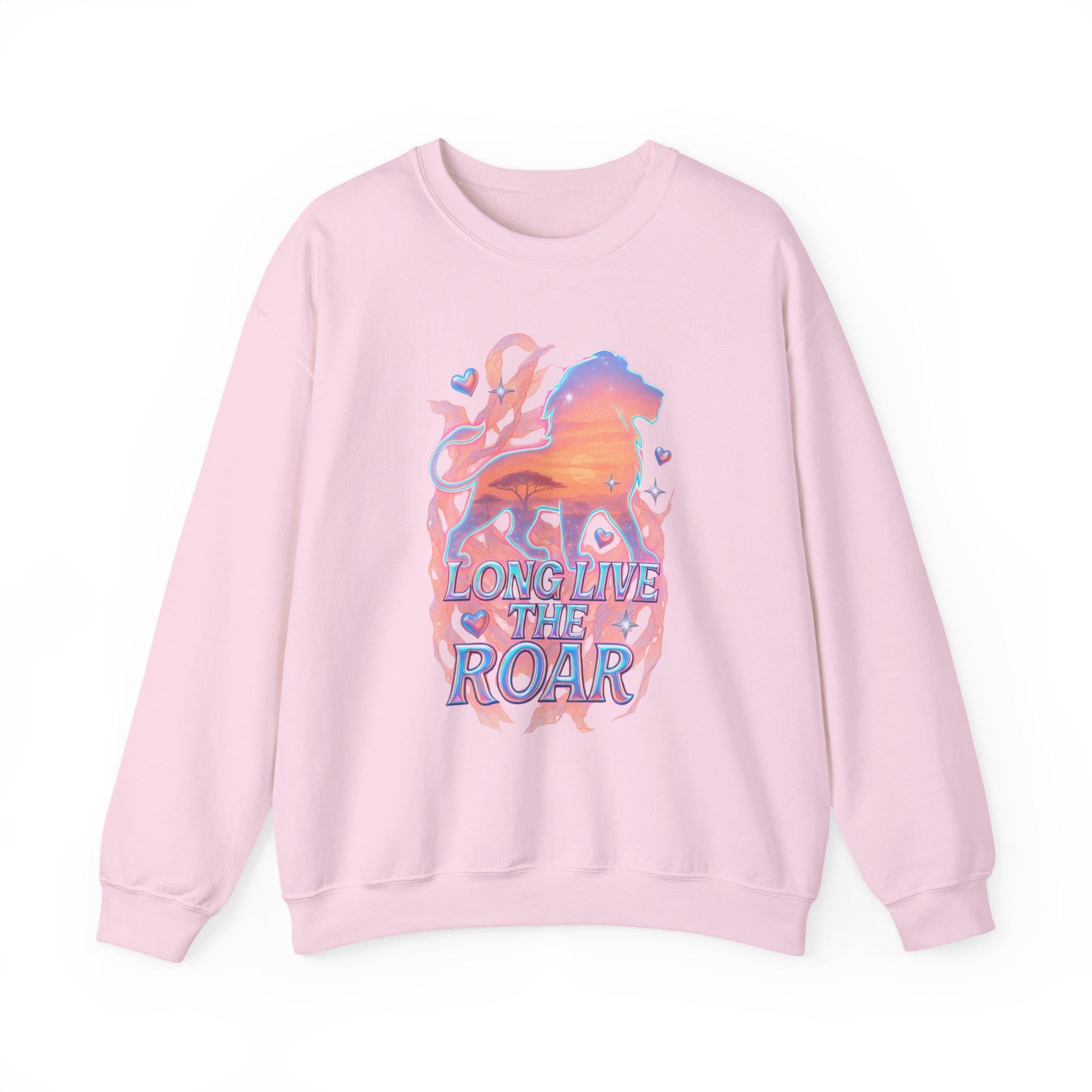 Long Live The Roar Sweatshirt: Unisex Cotton-Poly Blend