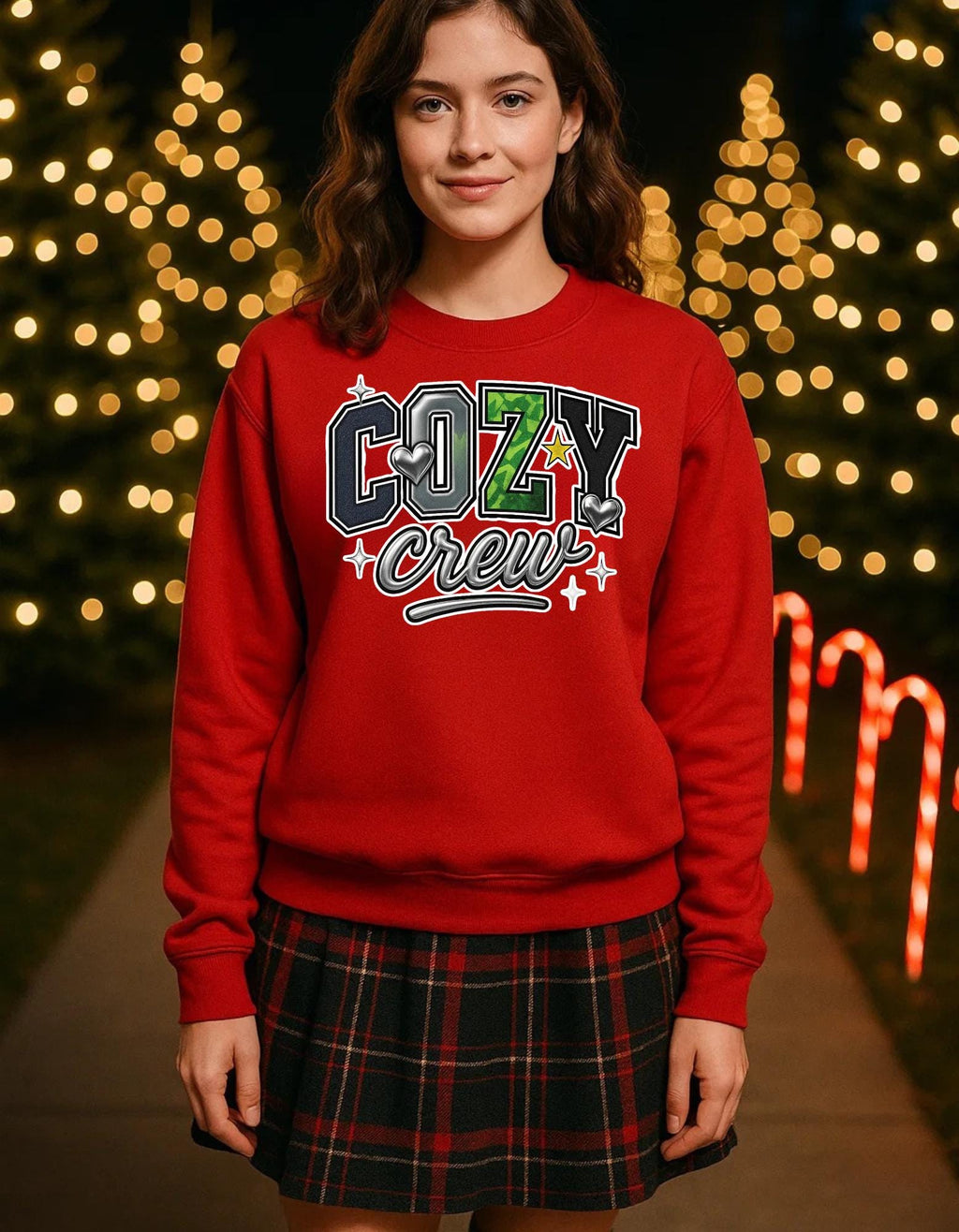 Cozy Crew Sweatshirt: Trendy Casual Lounge Wear
