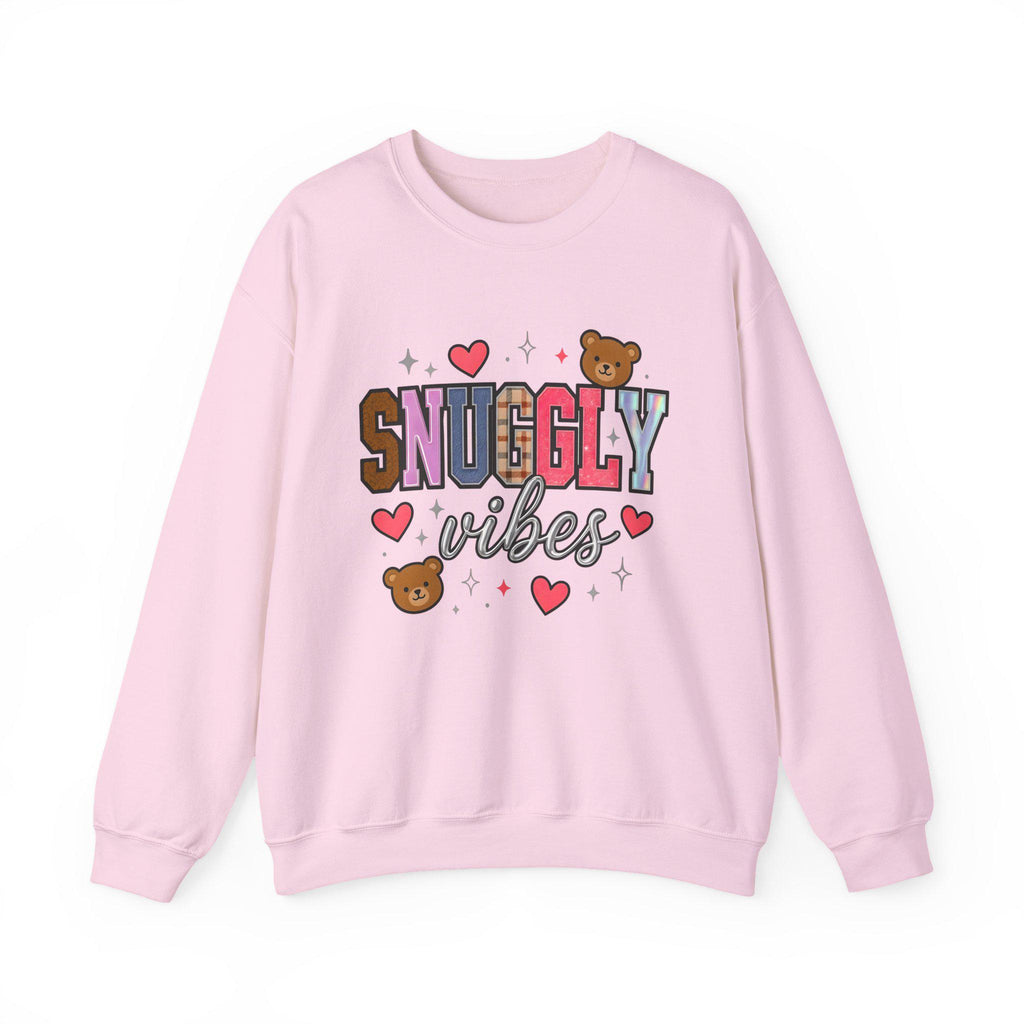 Unisex Snuggly Vibes Crewneck: Cozy Comfort Sweatshirt for Casual Lounging & Everyday Wear