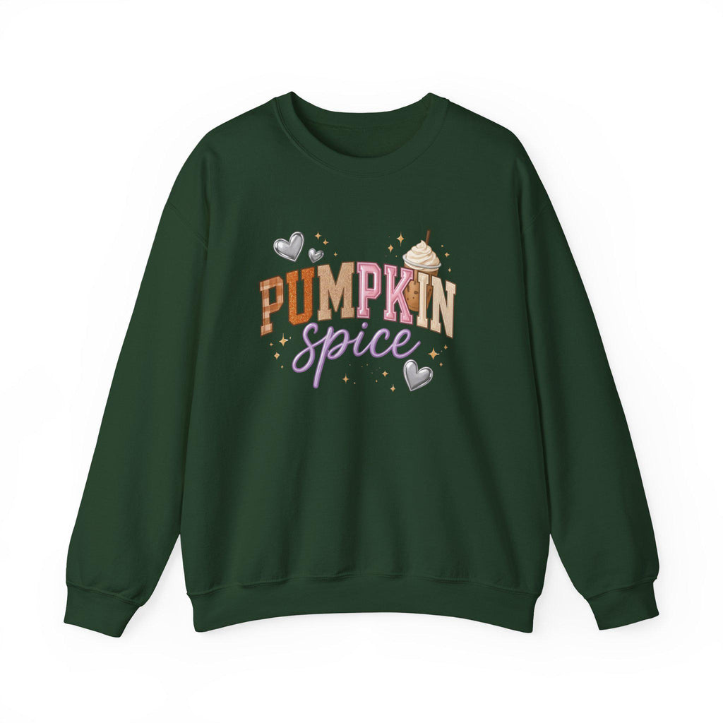 Cozy Autumn Pumpkin Spice Crewneck Sweatshirt - Trendy Fall Vibes Apparel for Seasonal Lovers
