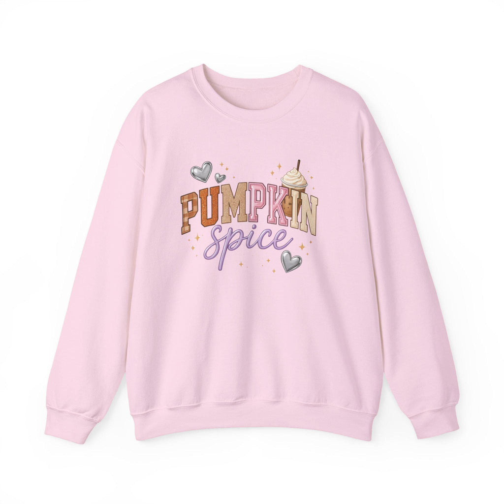 Cozy Autumn Pumpkin Spice Crewneck Sweatshirt - Trendy Fall Vibes Apparel for Seasonal Lovers