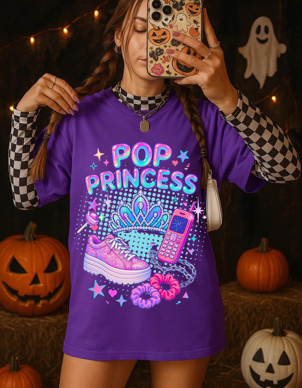 Retro Pop Princess Graphic Tee: Unisex Heavy Cotton Trendy Shirt - Vintage Music Lover Gift