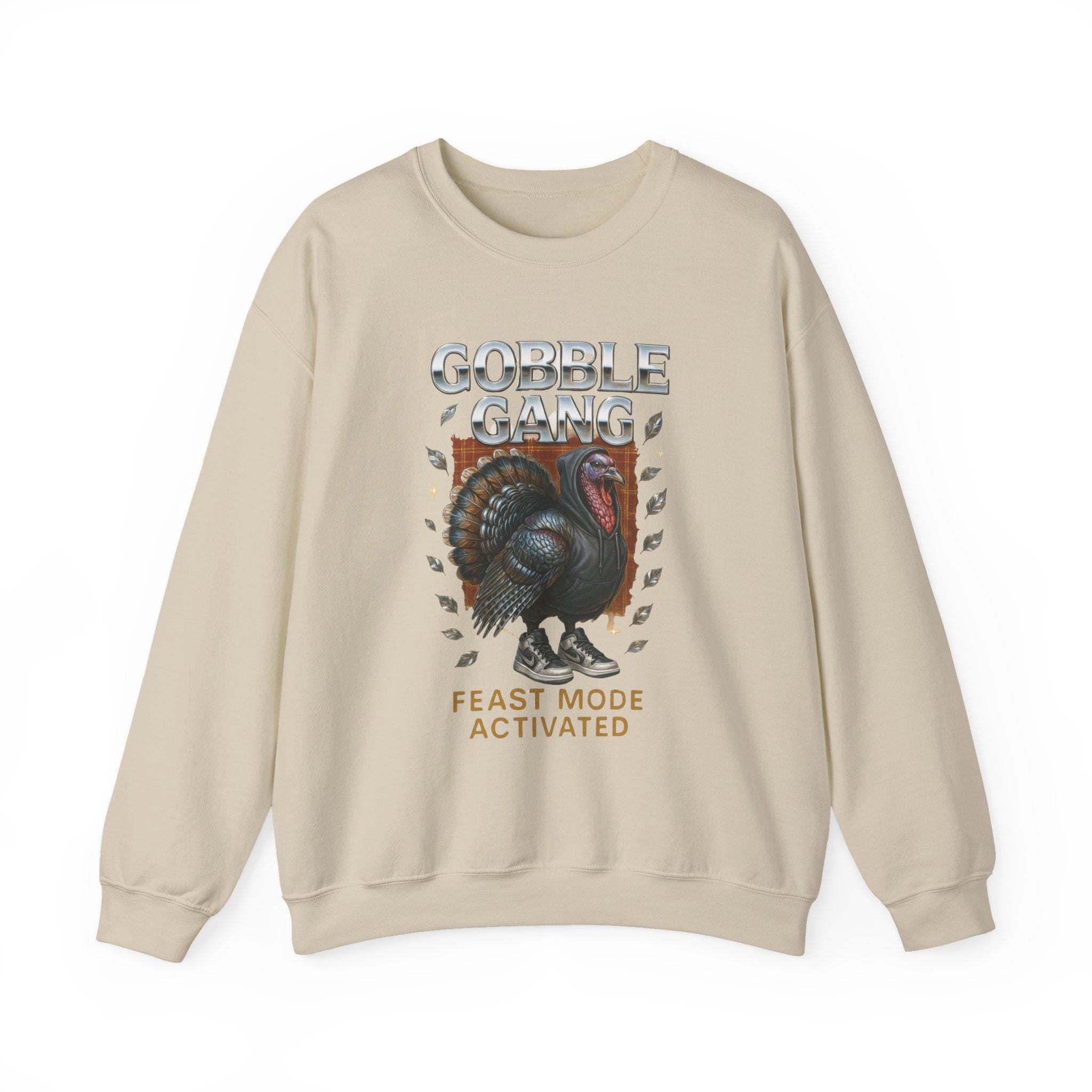 Thanksgiving Turkey Sneaker Sweatshirt: Retro Y2K Holiday Top