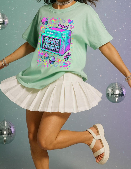 Bake Magic Heavy Cotton Tee: Fun Baker's T-Shirt