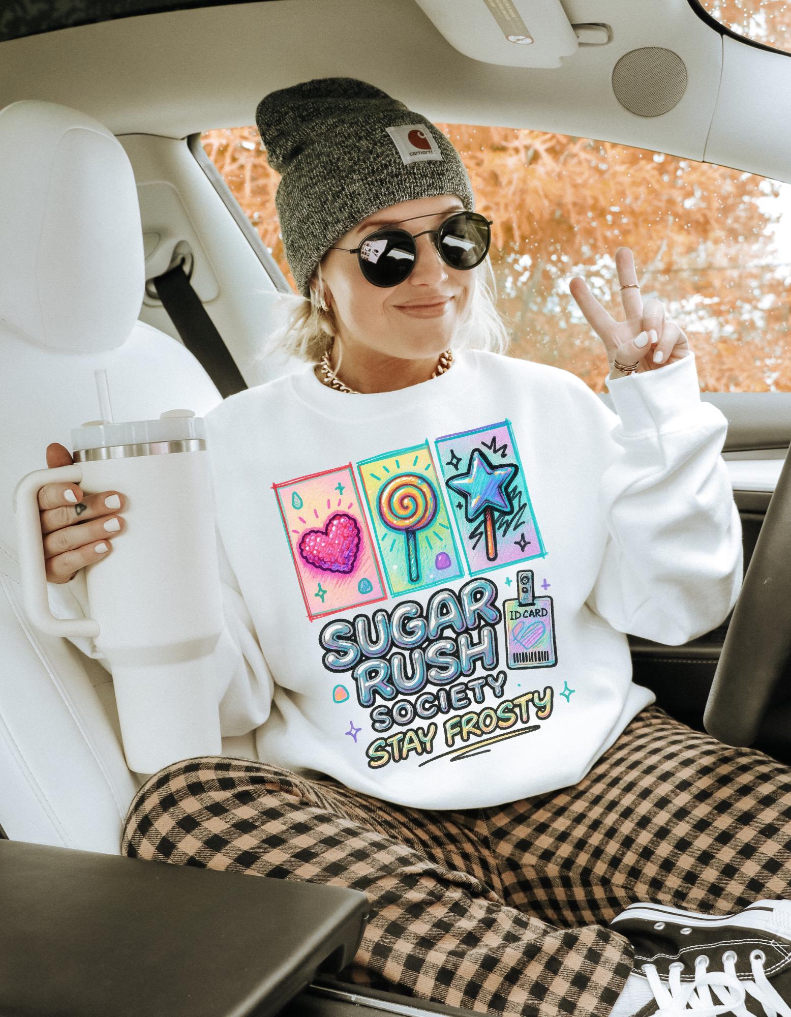 Festive Candy Land Nutcracker Christmas Sweatshirt: Cozy Y2K Holiday Jumper for Sweet Tooth Lovers