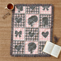 Charming Patterned Woven Blanket: Cozy Home Decor Throw for Living Room, Fall & Winter Comfort