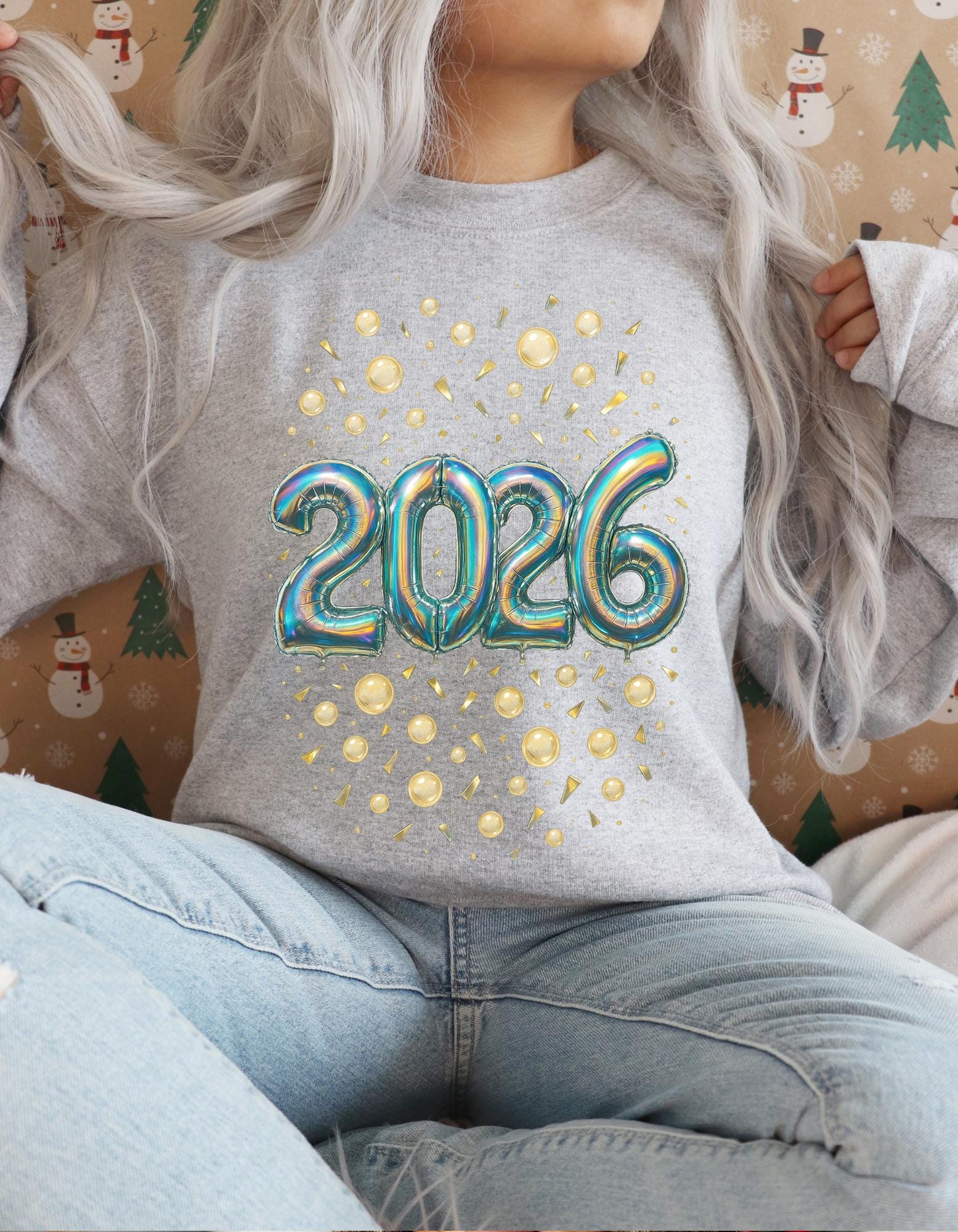 2026 New Year Celebration Unisex Crewneck Sweatshirt: Cozy Holiday Pullover for Festive Lounging