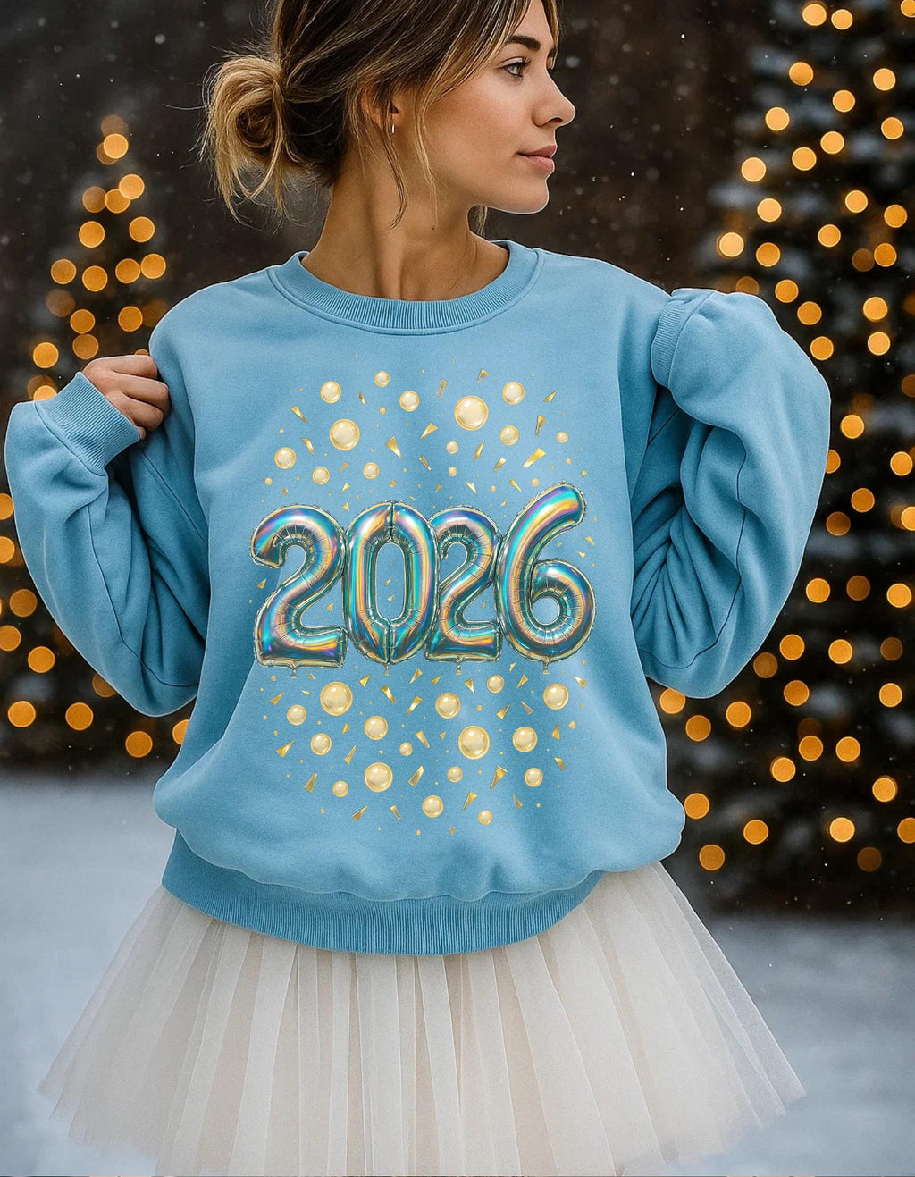 2026 New Year Celebration Unisex Crewneck Sweatshirt: Cozy Holiday Pullover for Festive Lounging
