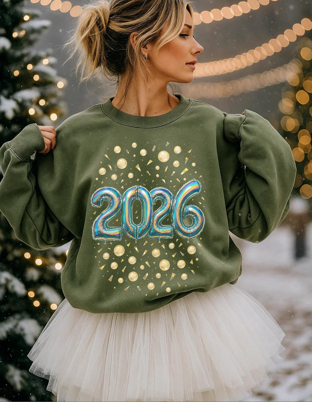 2026 New Year Celebration Unisex Crewneck Sweatshirt: Cozy Holiday Pullover for Festive Lounging
