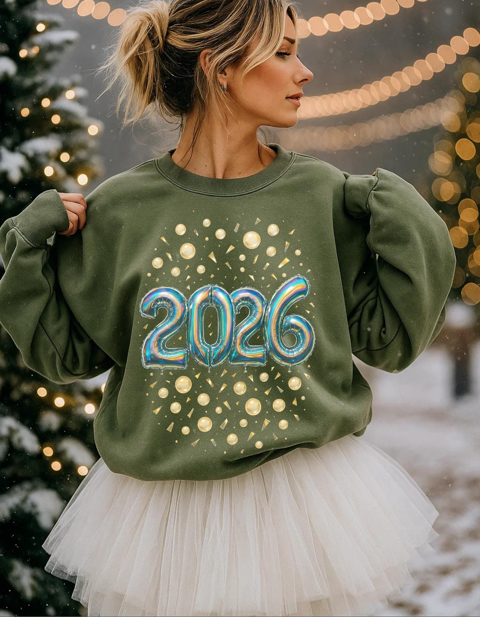 2026 New Year Celebration Unisex Crewneck Sweatshirt: Cozy Holiday Pullover for Festive Lounging