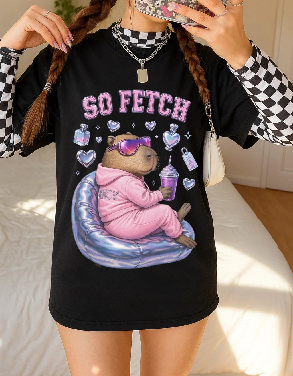 Funny Capybara 'So Fetch' Unisex Tee - Mean Girl Graphic T-Shirt