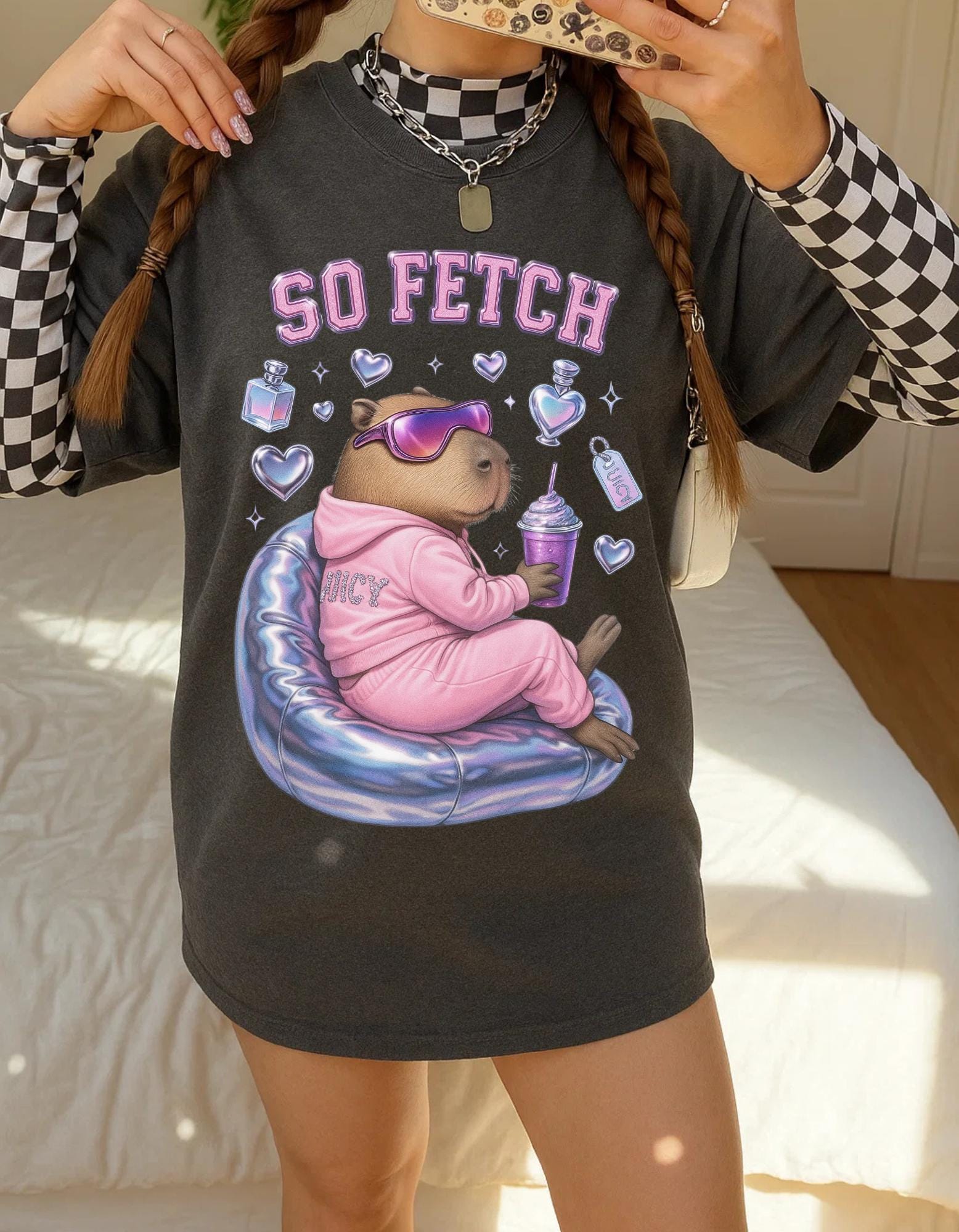 Funny Capybara 'So Fetch' Unisex Tee - Mean Girl Graphic T-Shirt