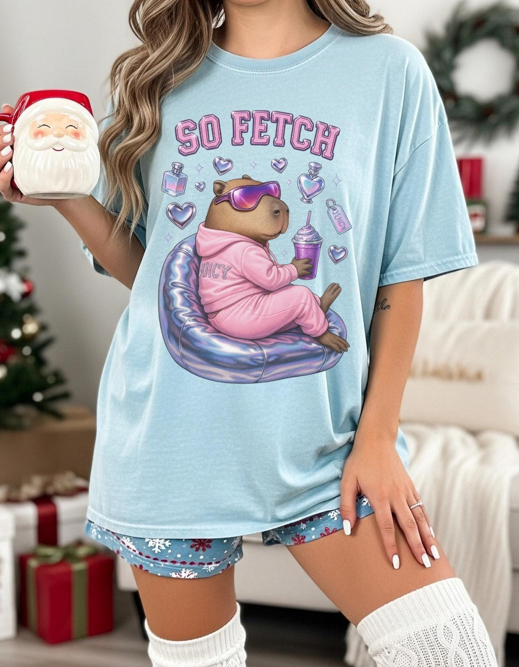 Funny Capybara 'So Fetch' Unisex Tee - Mean Girl Graphic T-Shirt