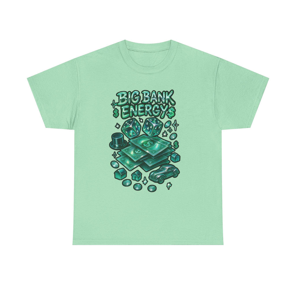 Big Bank Energy Graphic Tee: Y2K Money Moves Streetwear Shirt