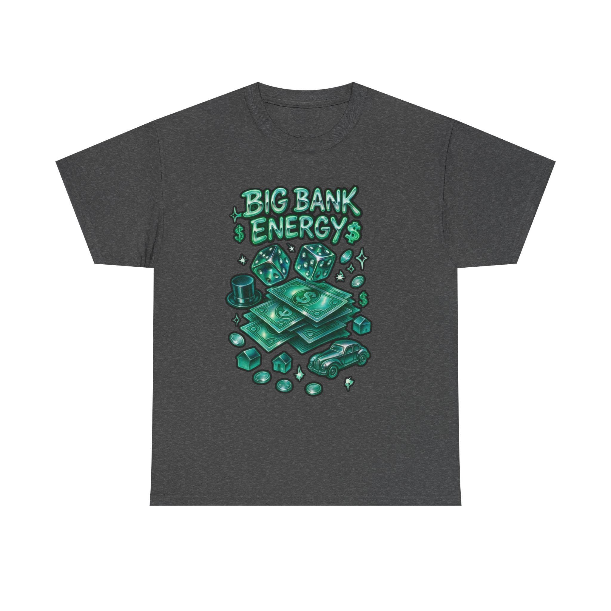 Big Bank Energy Graphic Tee: Y2K Money Moves Streetwear Shirt