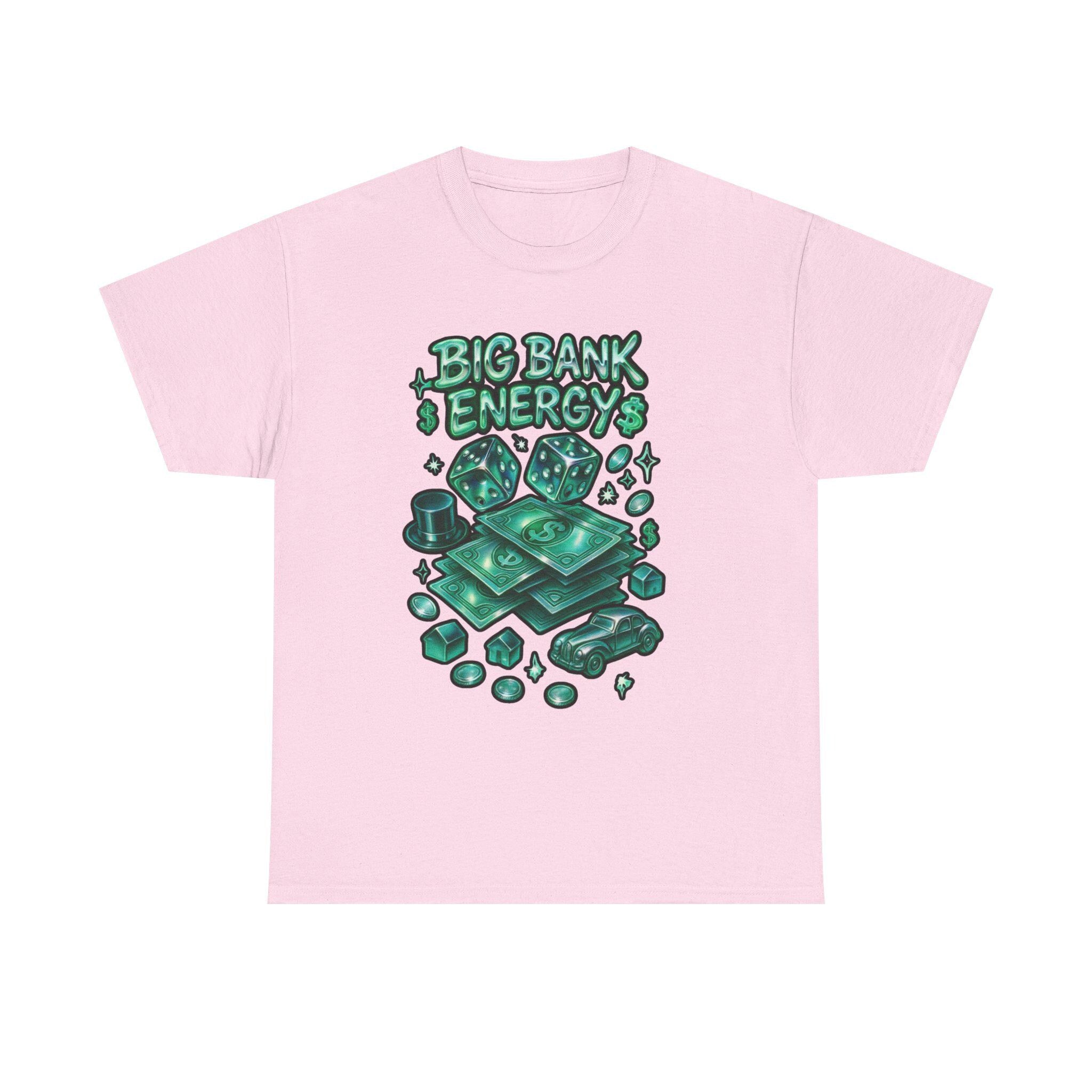 Big Bank Energy Graphic Tee: Y2K Money Moves Streetwear Shirt