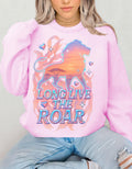 Long Live The Roar Sweatshirt: Unisex Cotton-Poly Blend