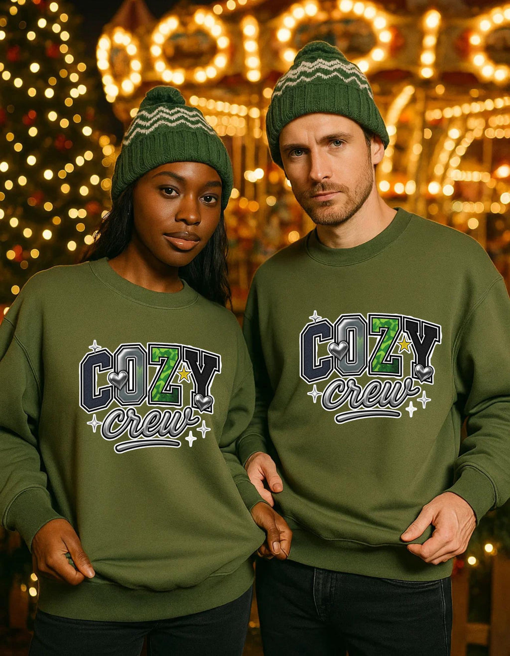 Cozy Crew Sweatshirt: Trendy Casual Lounge Wear