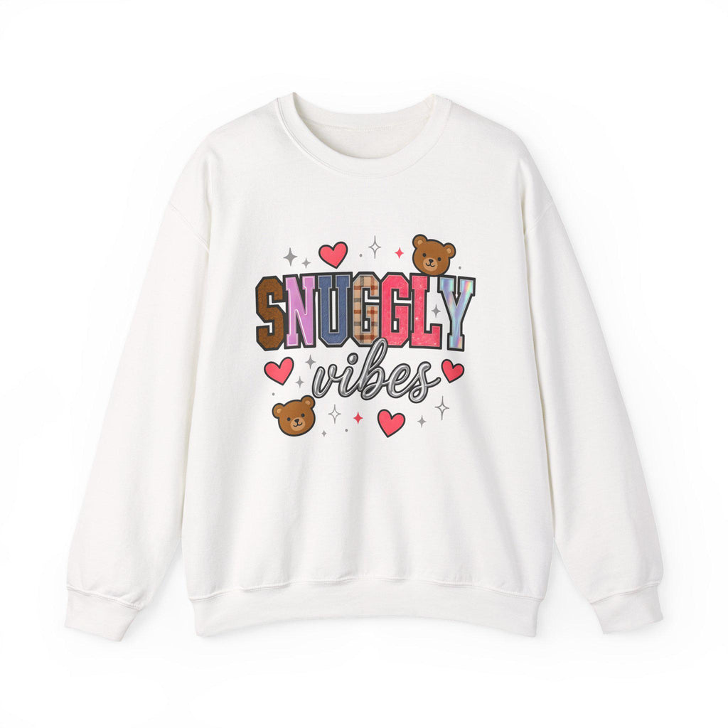Unisex Snuggly Vibes Crewneck: Cozy Comfort Sweatshirt for Casual Lounging & Everyday Wear