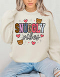Unisex Snuggly Vibes Crewneck: Cozy Comfort Sweatshirt for Casual Lounging & Everyday Wear