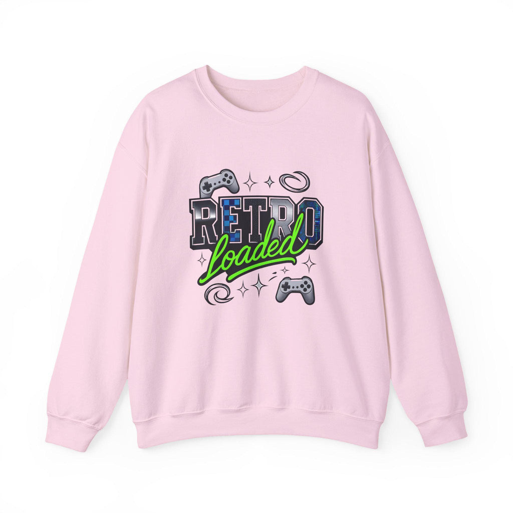 Vintage Gamer Crewneck Sweatshirt: Unisex Cozy Cotton Blend for Retro Gaming Enthusiasts