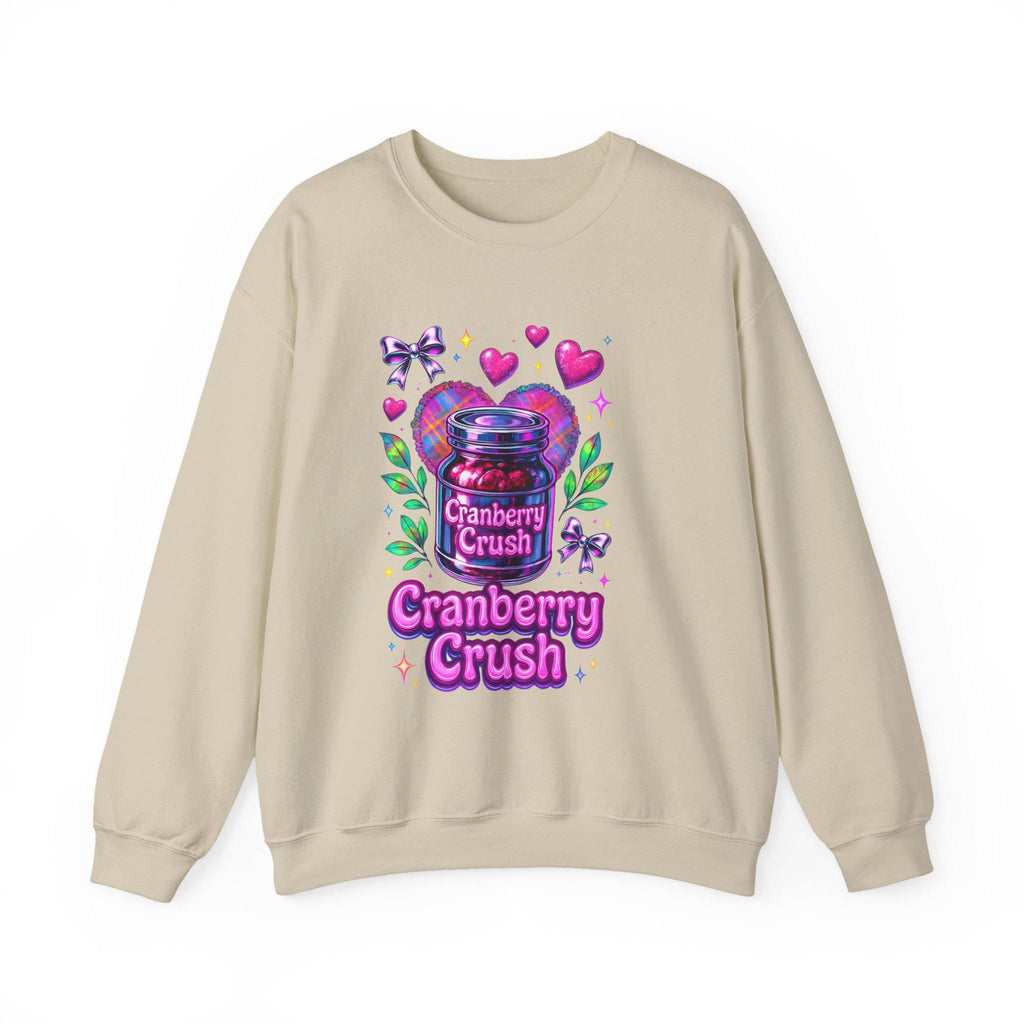 Cozy Cranberry Crush Sweatshirt: Fun Fall Crewneck Design for Casual Everyday Wear