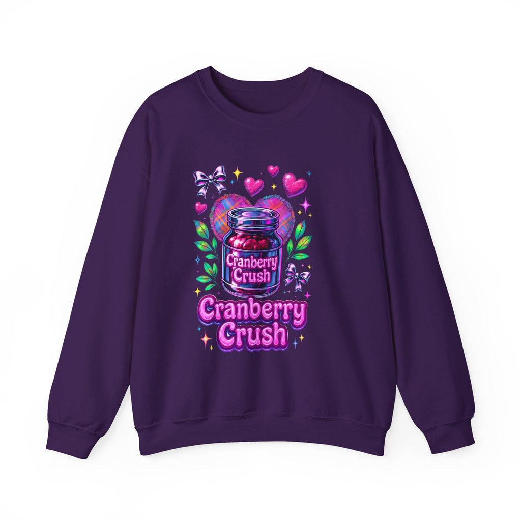 Cozy Cranberry Crush Sweatshirt: Fun Fall Crewneck Design for Casual Everyday Wear
