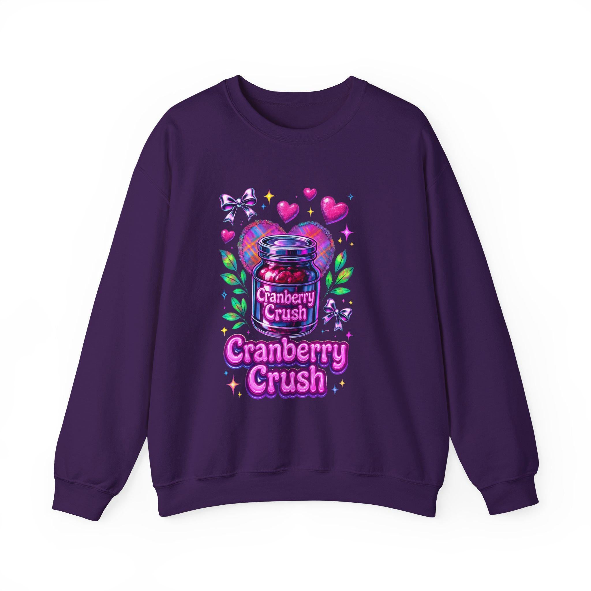 Cozy Cranberry Crush Sweatshirt: Fun Fall Crewneck Design for Casual Everyday Wear