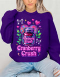 Cozy Cranberry Crush Sweatshirt: Fun Fall Crewneck Design for Casual Everyday Wear