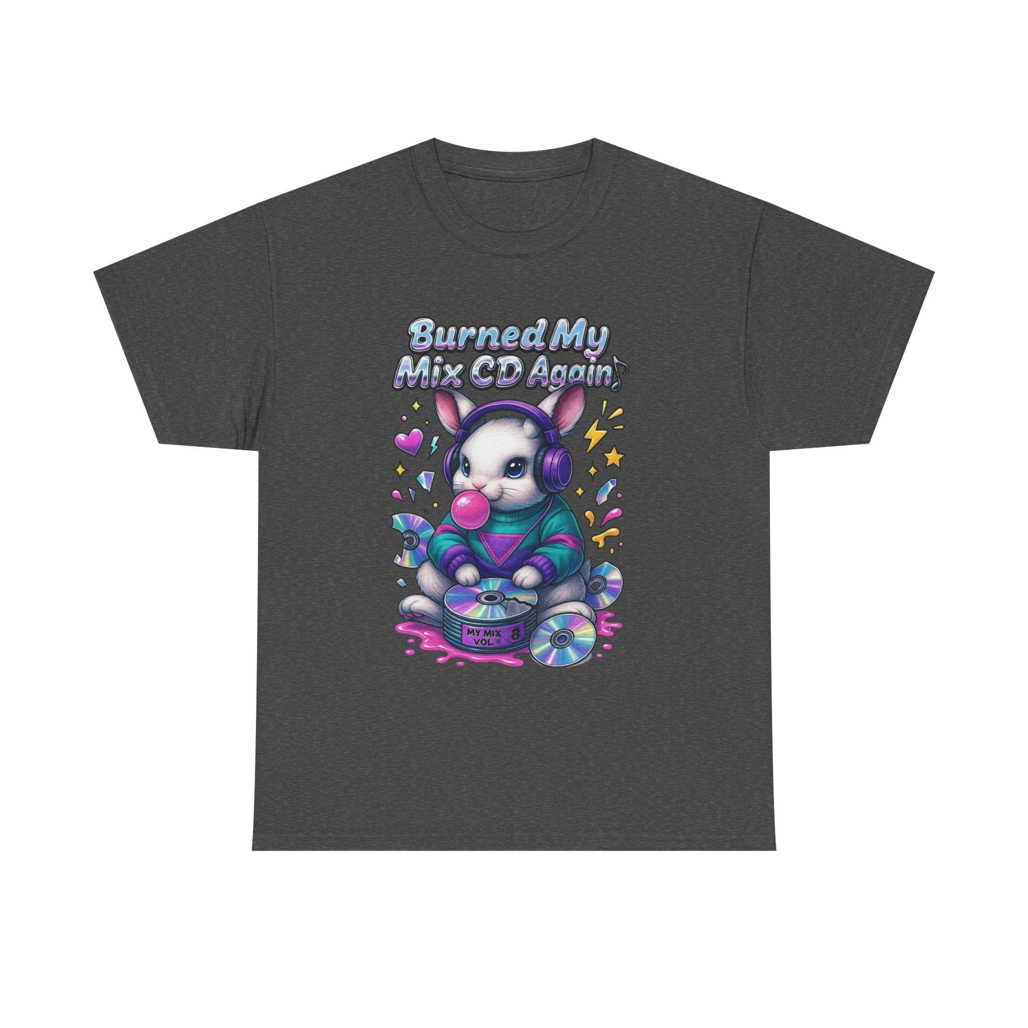 Y2K Bunny Graphic Tee Lime Green Oversized Unisex T-Shirt Vintage Cotton Casual Wear Gift