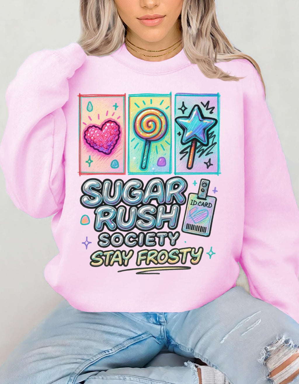 Festive Candy Land Nutcracker Christmas Sweatshirt: Cozy Y2K Holiday Jumper for Sweet Tooth Lovers