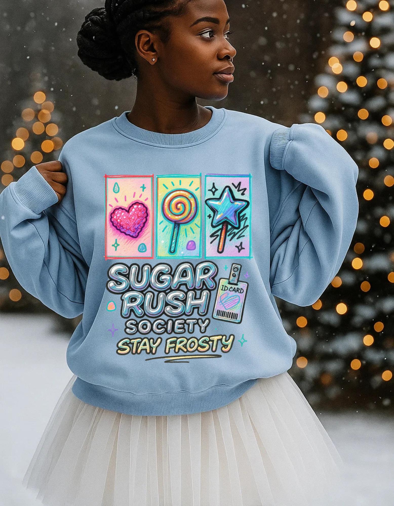 Festive Candy Land Nutcracker Christmas Sweatshirt: Cozy Y2K Holiday Jumper for Sweet Tooth Lovers