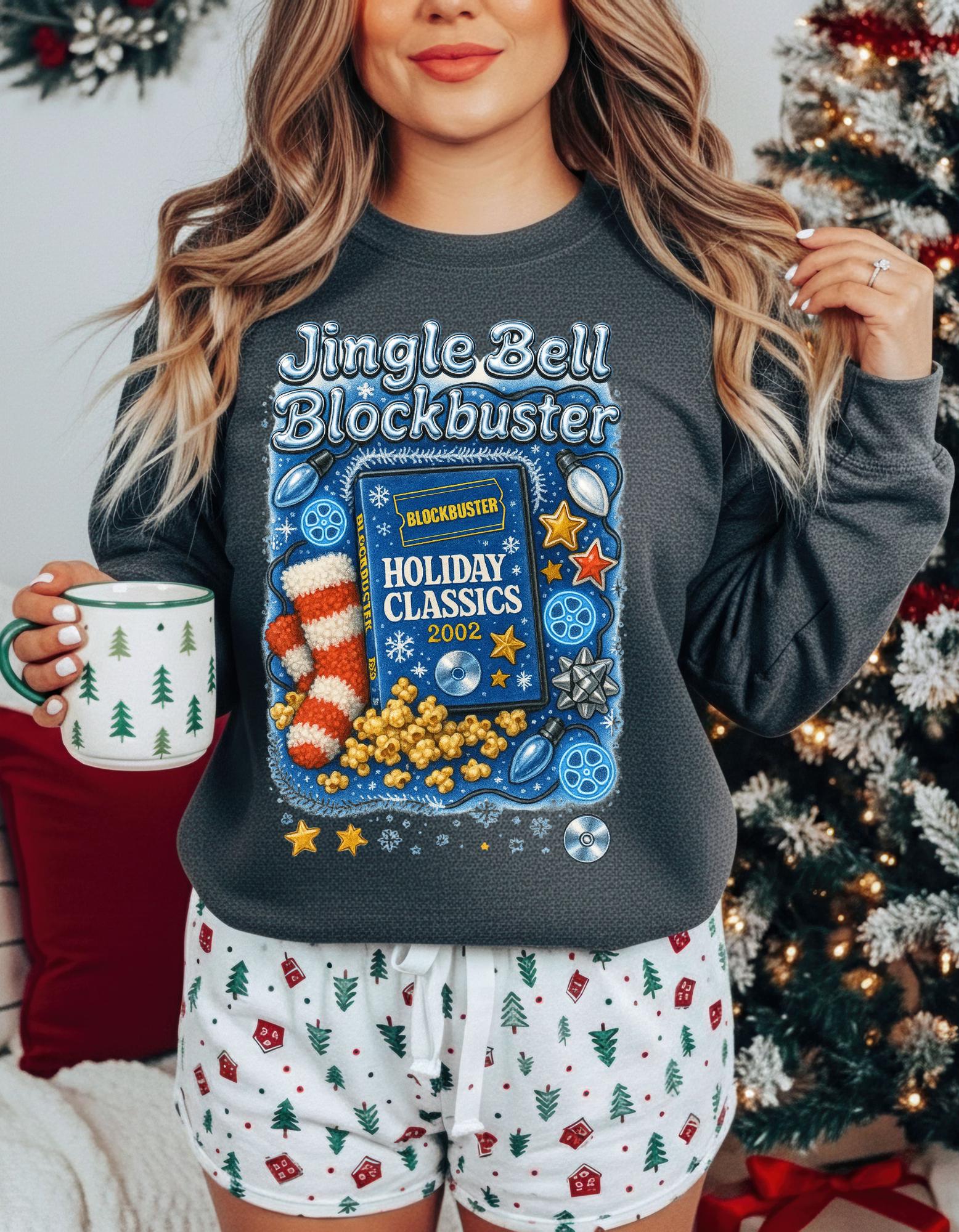 Holiday Movie Crewneck Sweatshirt - Cozy Christmas Gift for Film Lovers, Festive Winter Unisex Jumper