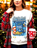 Holiday Movie Crewneck Sweatshirt - Cozy Christmas Gift for Film Lovers, Festive Winter Unisex Jumper